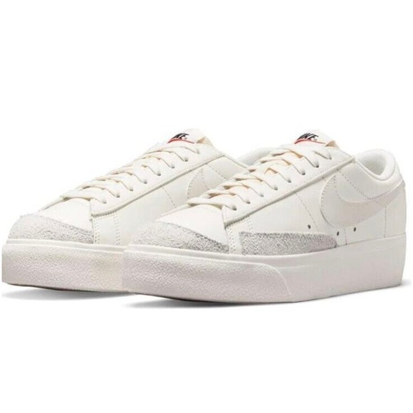 Nike Shoes - Nike Blazer Low Platform White Sail Grey Sneakers DJ0292-101 Women 8 Shoes New